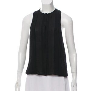 DVF New Slice Black Sleeveless Top Size 10